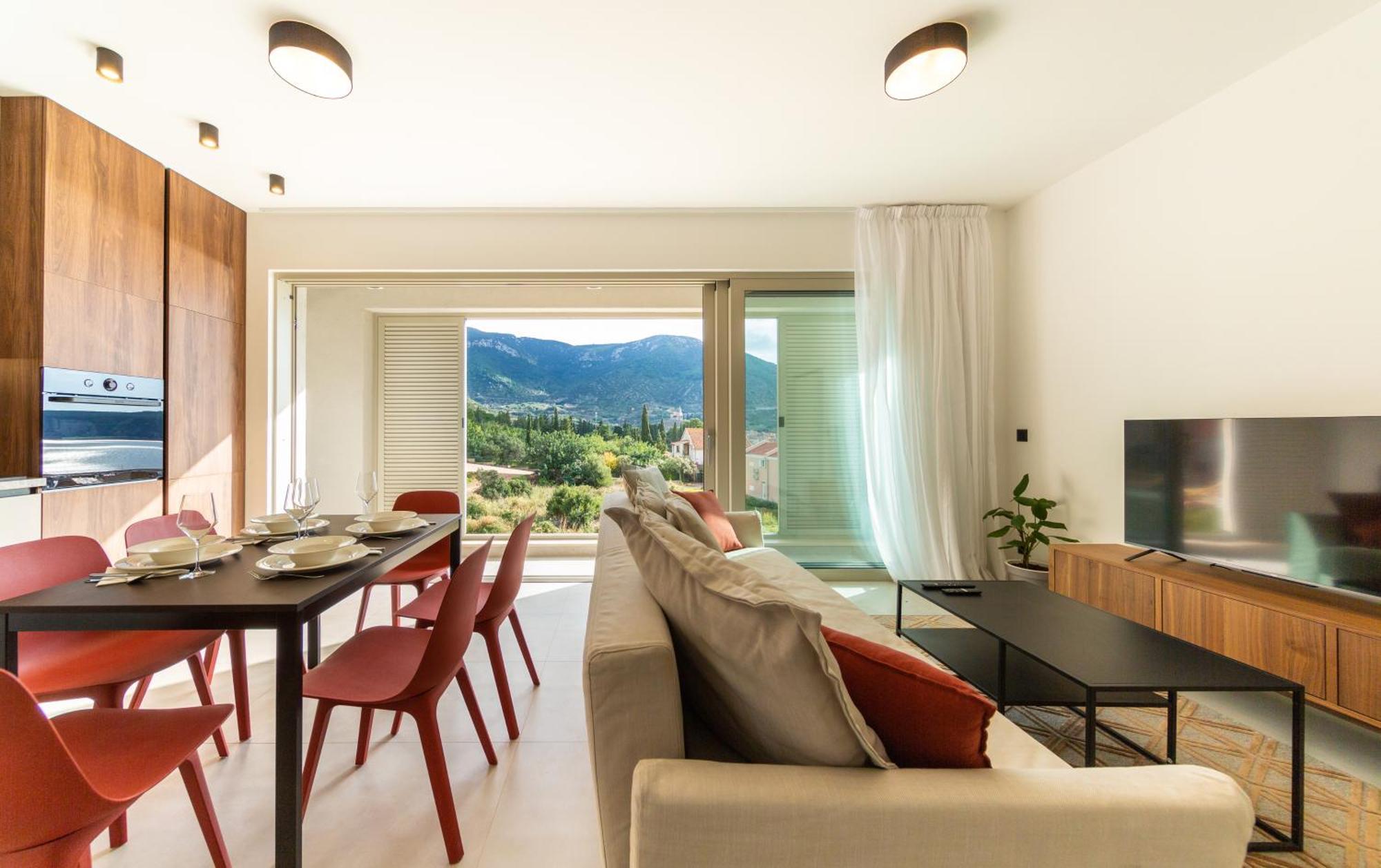 Seaside Elegance Suites Komiza Bagian luar foto